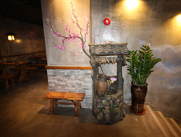 快意江湖！武俠風(fēng)餐廳裝修實(shí)景圖 | 楓華谷