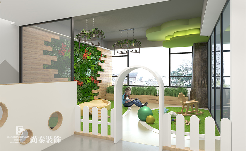 早教中心室內(nèi)花園裝修效果圖 早教中心室內(nèi)花園裝修效果圖