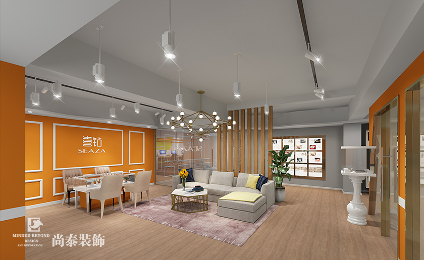 270平米珠寶展廳設(shè)計(jì)裝修 | 喜鉆