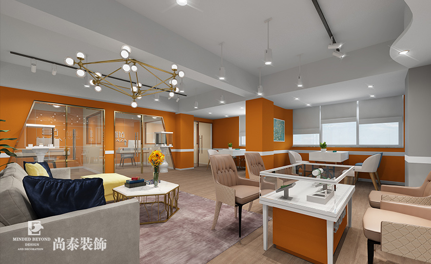 270平米珠寶展廳設(shè)計(jì)裝修 | 喜鉆