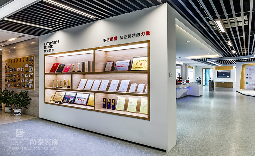 國家級高新技術(shù)企業(yè)展廳裝修實景圖 | 超頻