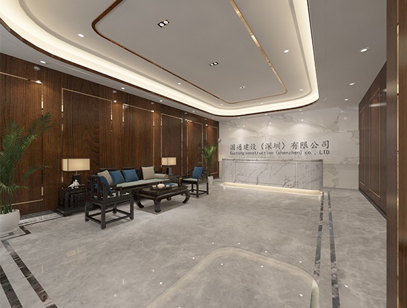 1585㎡工程建設(shè)公司辦公室裝修設(shè)計 | 國通建設(shè)