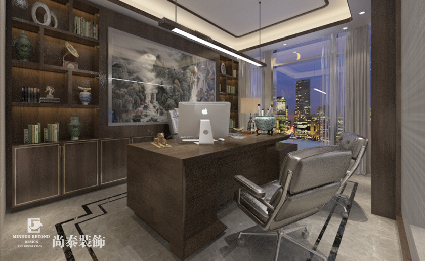 1585㎡工程建設(shè)公司辦公室裝修設(shè)計(jì) | 國通建設(shè)