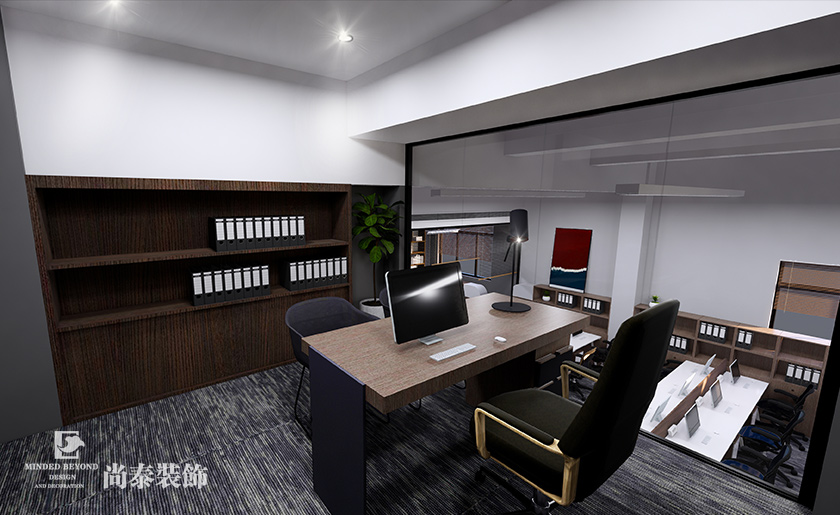 560㎡檢測(cè)公司現(xiàn)代簡(jiǎn)約辦公室裝修設(shè)計(jì) | 麗妍檢測(cè)
