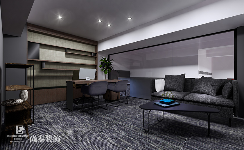 560㎡檢測(cè)公司現(xiàn)代簡(jiǎn)約辦公室裝修設(shè)計(jì) | 麗妍檢測(cè)