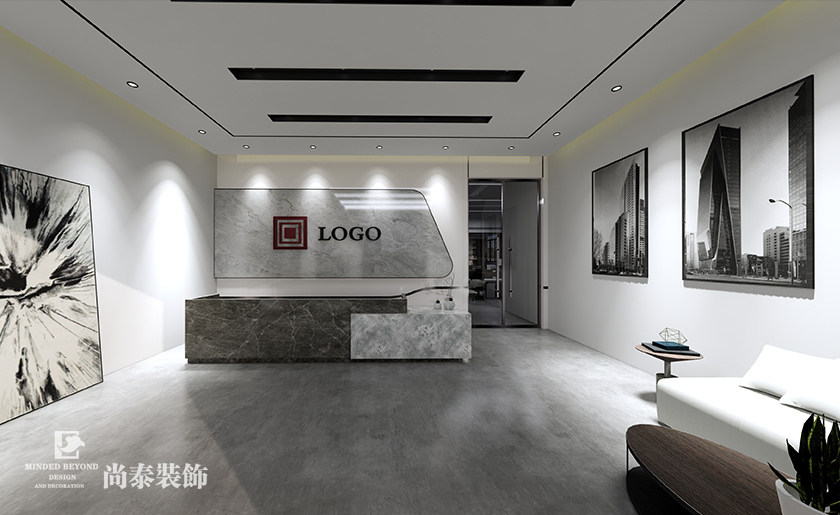 560㎡檢測(cè)公司現(xiàn)代簡(jiǎn)約辦公室裝修設(shè)計(jì) | 麗妍檢測(cè)