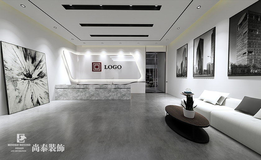 560㎡檢測(cè)公司現(xiàn)代簡(jiǎn)約辦公室裝修設(shè)計(jì) | 麗妍檢測(cè)