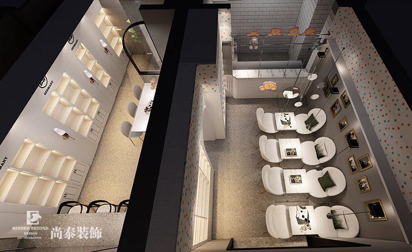 50平米現(xiàn)代風(fēng)格玩偶飲品店設(shè)計(jì) | Steiff泰迪