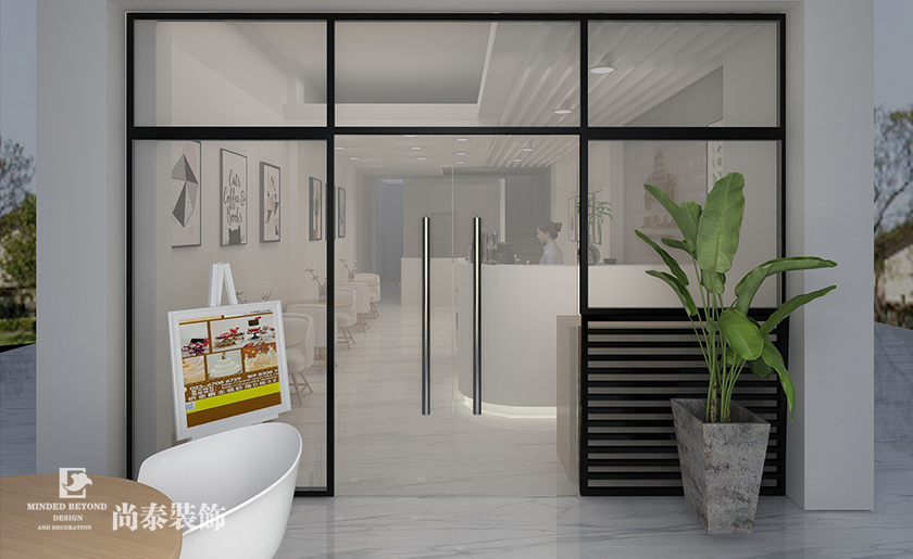 100㎡現(xiàn)代簡(jiǎn)約蛋糕店裝修設(shè)計(jì) | 馨格瑞拉