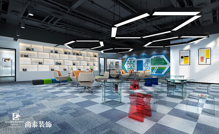 630平米高分子材料辦公室裝修設(shè)計 | 新濤控股