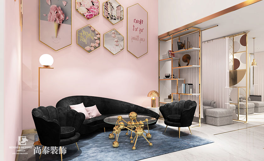 130平米ins網(wǎng)紅風(fēng)美甲店設(shè)計(jì) |  uki beauty