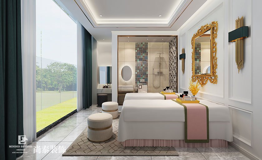 現(xiàn)代歐式美容養(yǎng)生會(huì)所裝修效果圖-馨藝妍