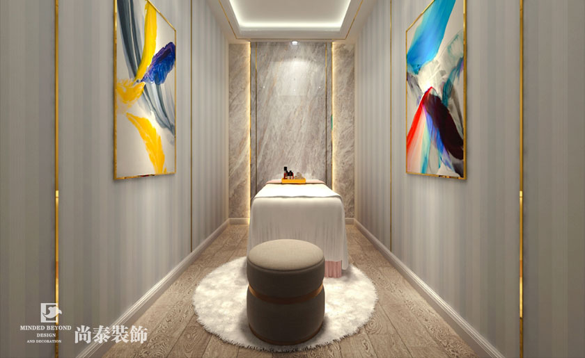 現(xiàn)代歐式美容養(yǎng)生會(huì)所裝修效果圖-馨藝妍