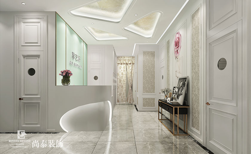 現(xiàn)代歐式美容養(yǎng)生會(huì)所裝修效果圖-馨藝妍