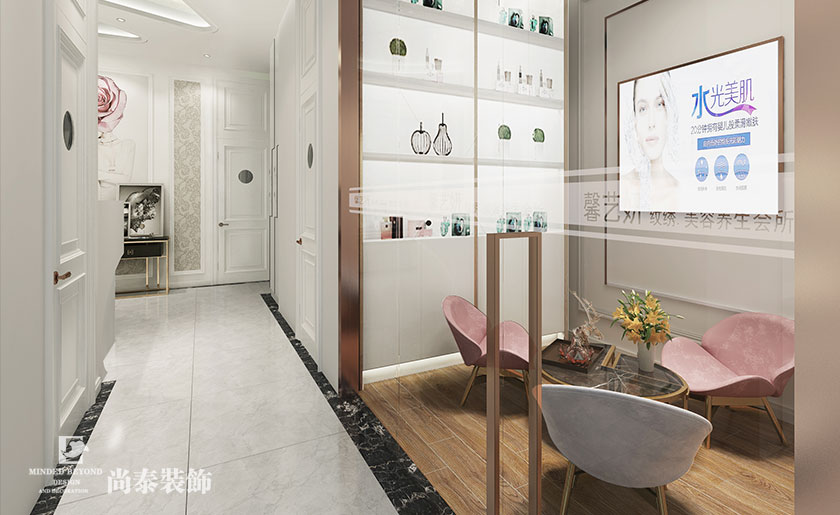 現(xiàn)代歐式美容養(yǎng)生會(huì)所裝修效果圖-馨藝妍