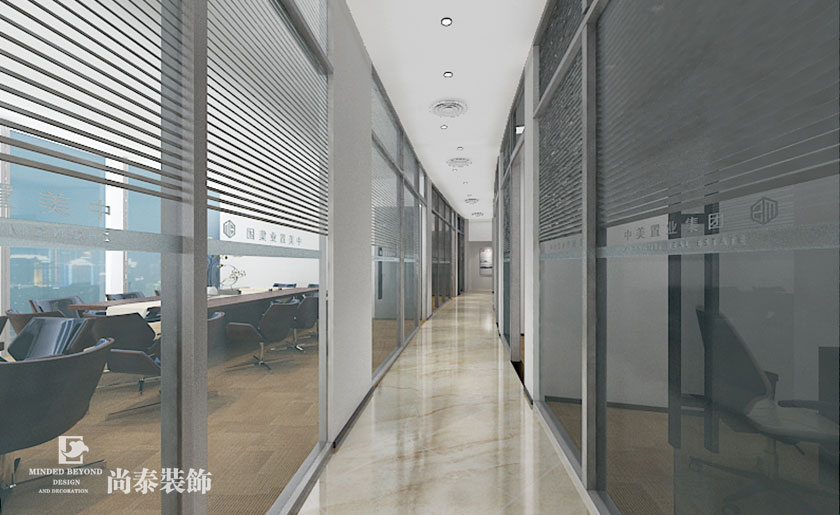 500平米金融公司辦公室裝修 | 聯(lián)準(zhǔn)國(guó)際金融