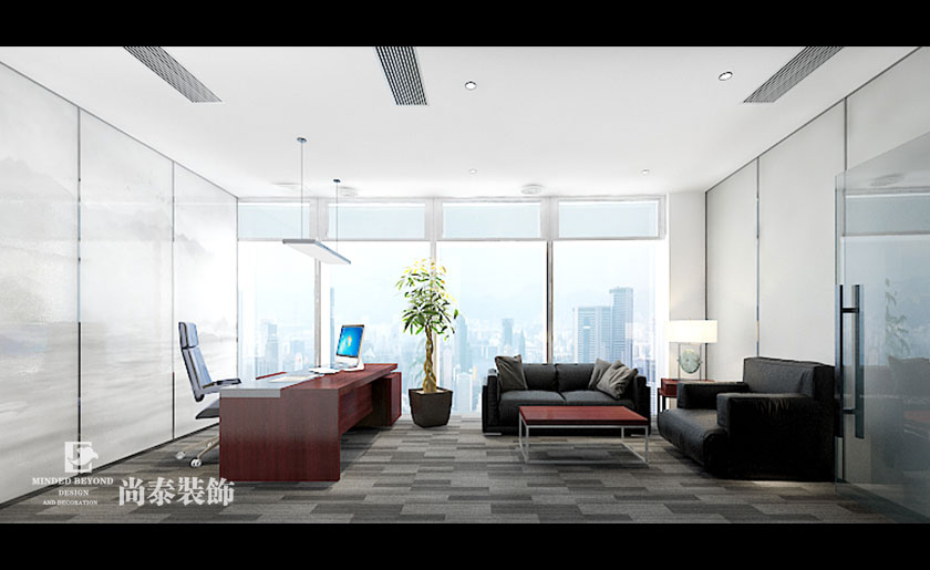 500平米金融公司辦公室裝修 | 聯(lián)準(zhǔn)國(guó)際金融