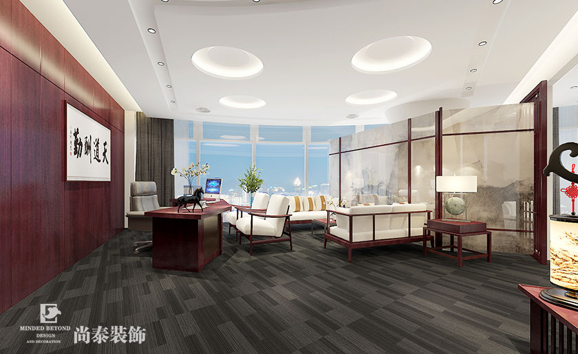 500平米金融公司辦公室裝修 | 聯(lián)準(zhǔn)國(guó)際金融