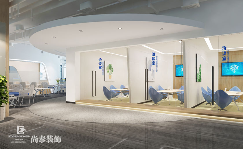 1450㎡人工智能公司辦公室設(shè)計 | 云歌人工智能