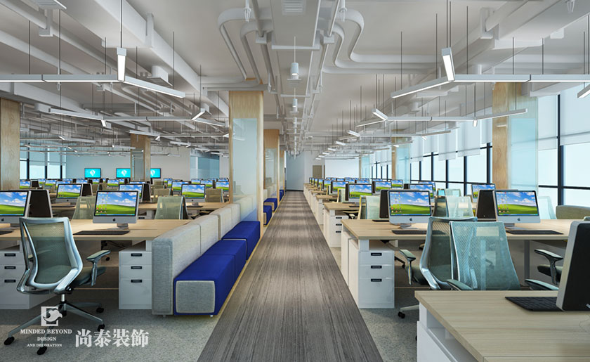 1450㎡人工智能公司辦公室設(shè)計 | 云歌人工智能