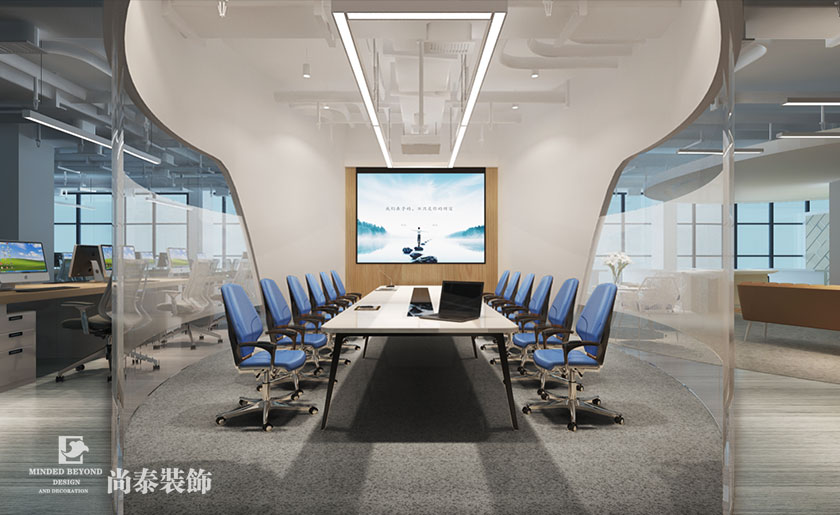 1450㎡人工智能公司辦公室設(shè)計 | 云歌人工智能