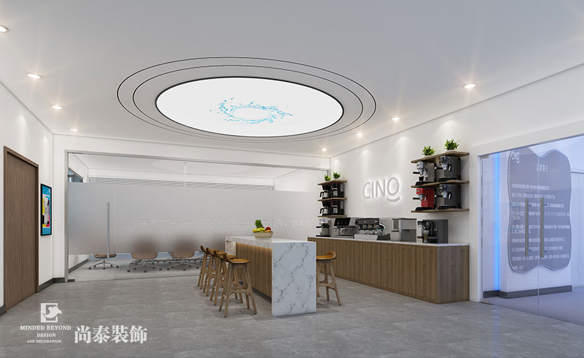 400平家用電器公司辦公室裝修設(shè)計(jì) | 西啡科技