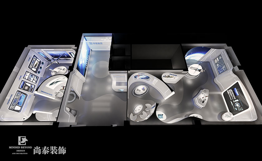 300平米現(xiàn)代科技展廳設(shè)計 | 中核