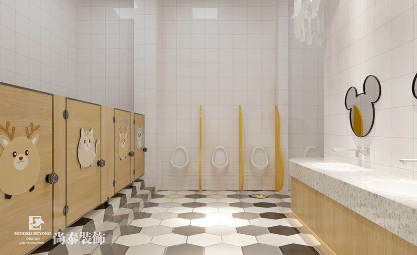 100平米現(xiàn)代簡(jiǎn)約早教中心設(shè)計(jì)效果圖 | 愛爾貝