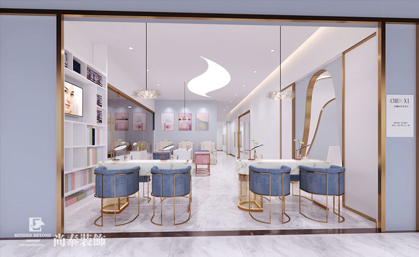 醫(yī)療會所裝修效果圖-晨曦輕伊美