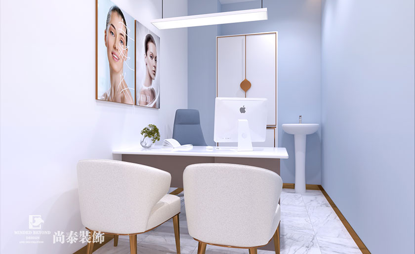 醫(yī)療會所裝修效果圖-晨曦輕伊美