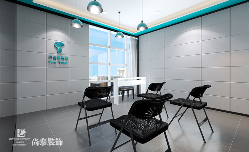 100㎡音樂培訓機構(gòu)裝修效果圖-聲音塑造師