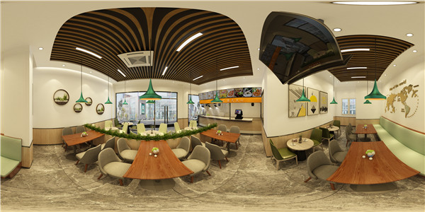 港式茶餐廳裝修效果圖