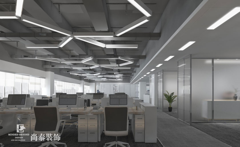 1220㎡科技公司辦公室裝修設(shè)計 | 金地樓宇