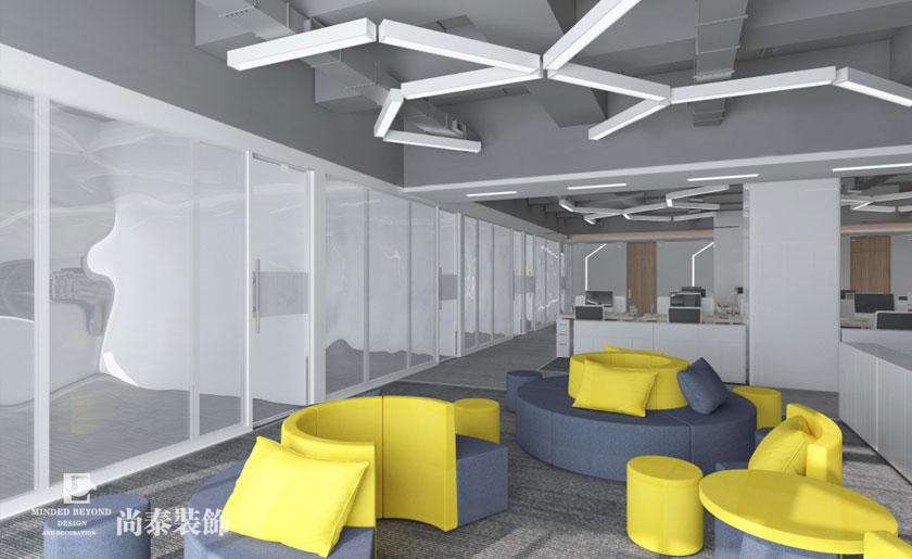 1220㎡科技公司辦公室裝修設(shè)計 | 金地樓宇