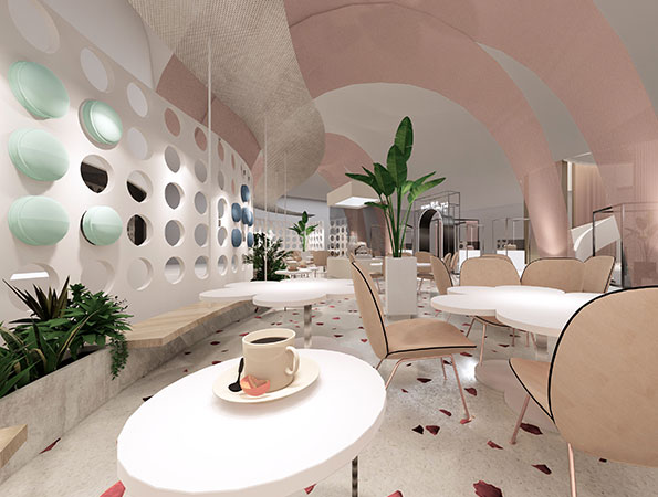 3000平米大型蛋糕店設(shè)計裝修 | 盎司蛋糕