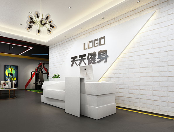 loft工業(yè)風(fēng)健身房裝修效果圖-天天健身