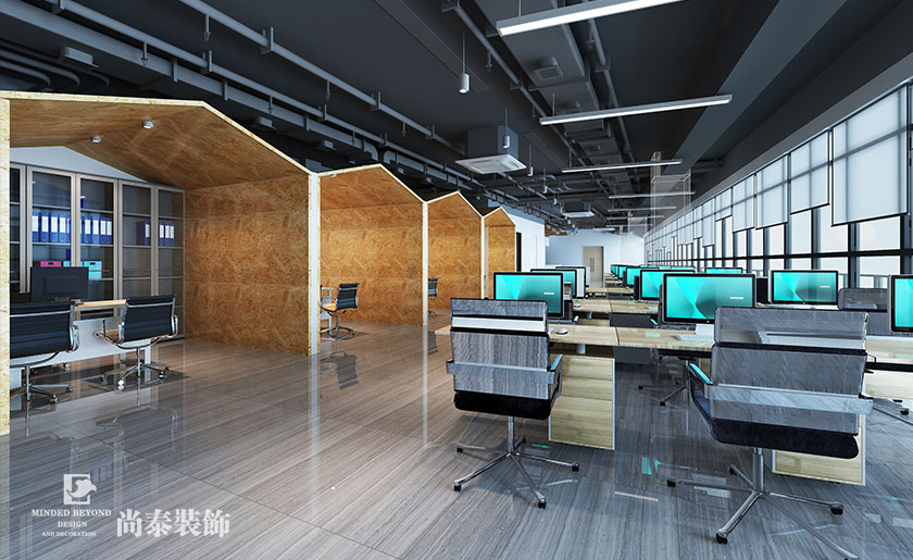 950平米工業(yè)包材制品公司辦公室裝修設(shè)計 | 明鑫集團(tuán)