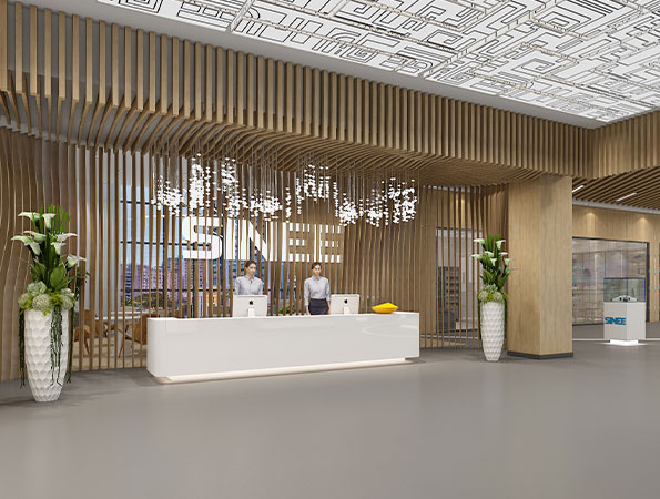 600平電氣公司辦公室裝修設(shè)計 | 正弦電氣