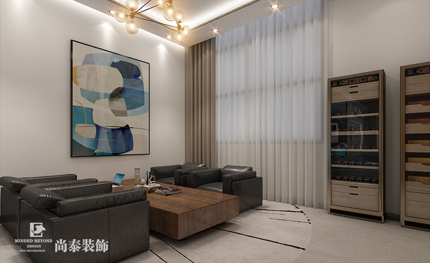 600平電氣公司辦公室裝修設(shè)計(jì) | 正弦電氣