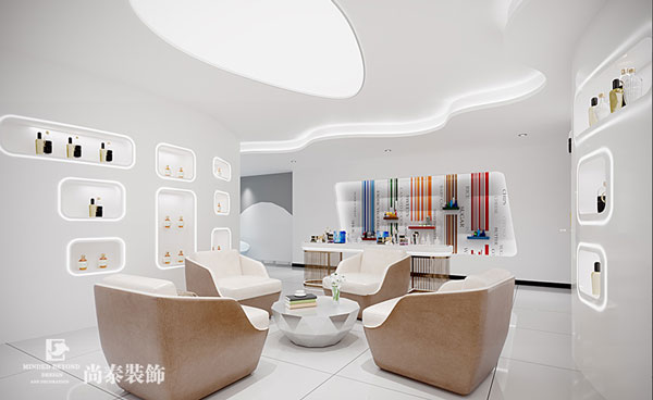 化妝品公司展廳裝修效果圖 化妝品公司展廳裝修效果圖