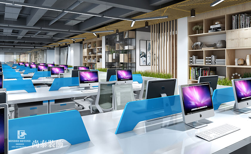 500平科技公司辦公室裝修設(shè)計(jì) | 百瑞互聯(lián)