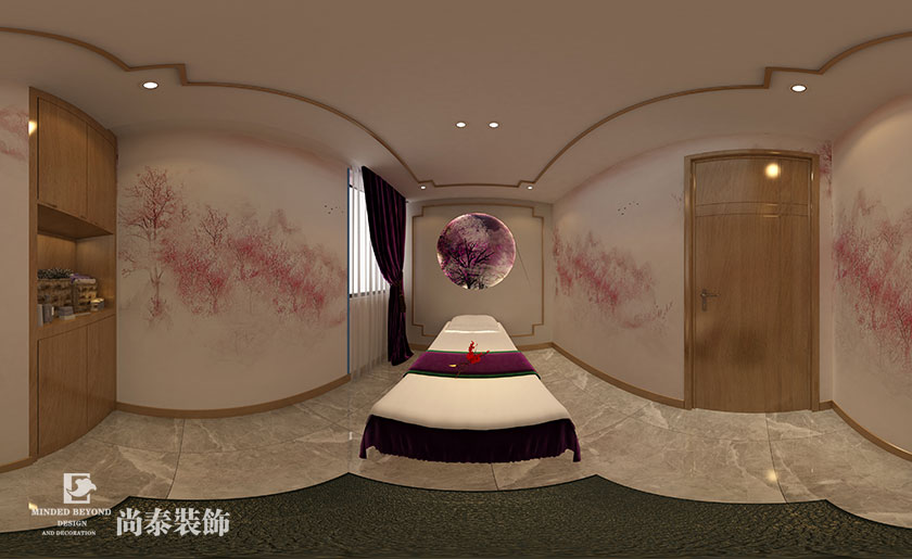 現(xiàn)代簡約美容美發(fā)會所裝修效果圖-優(yōu)品國際