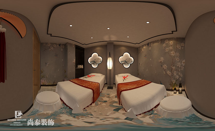 現(xiàn)代簡約美容美發(fā)會所裝修效果圖-優(yōu)品國際