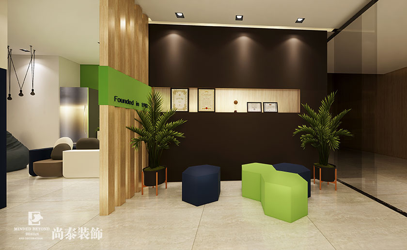 300平咨詢公司辦公室設(shè)計裝修設(shè)計 | 美博咨詢