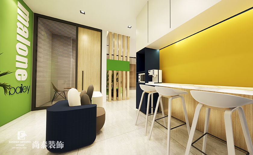 300平咨詢公司辦公室設(shè)計裝修設(shè)計 | 美博咨詢