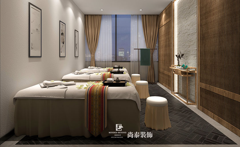 中式養(yǎng)生館裝修效果圖-舒扶堂