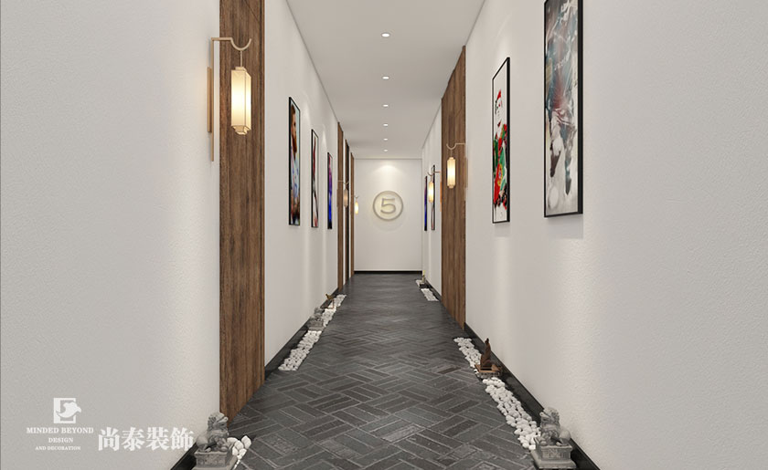 中式養(yǎng)生館裝修效果圖-舒扶堂