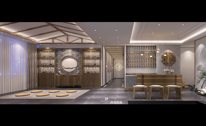 中式養(yǎng)生館裝修效果圖-舒扶堂