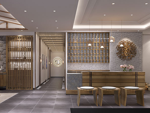 中式養(yǎng)生館裝修效果圖-舒扶堂