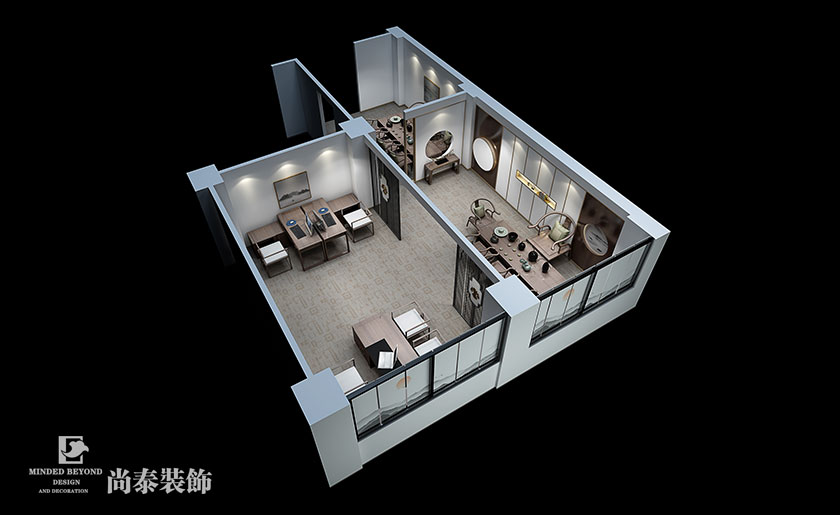 400平米燒烤店裝修效果圖-農(nóng)重燒烤